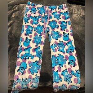 Monsters Inc Women’s fuzzy Pj pants